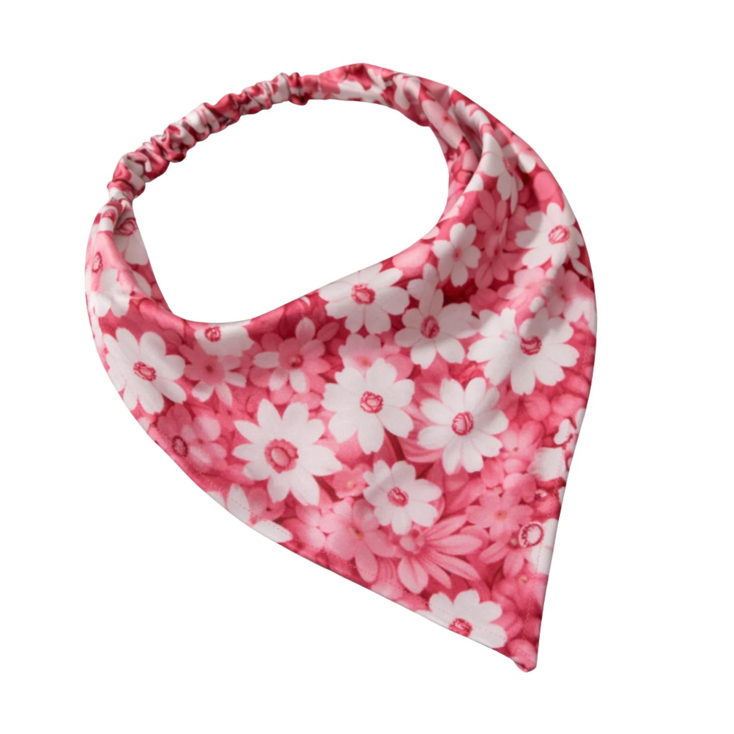 Luxury Satin Flower Print Bandana Headband
