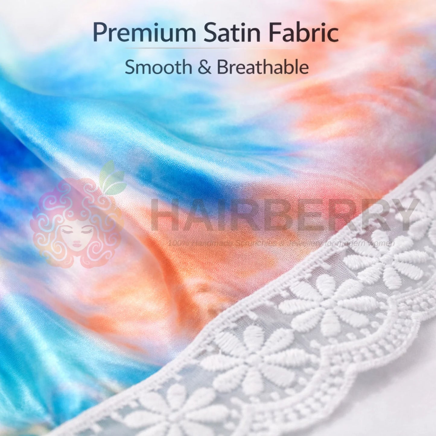 HAIRBERRY Satin Triangle Bandana