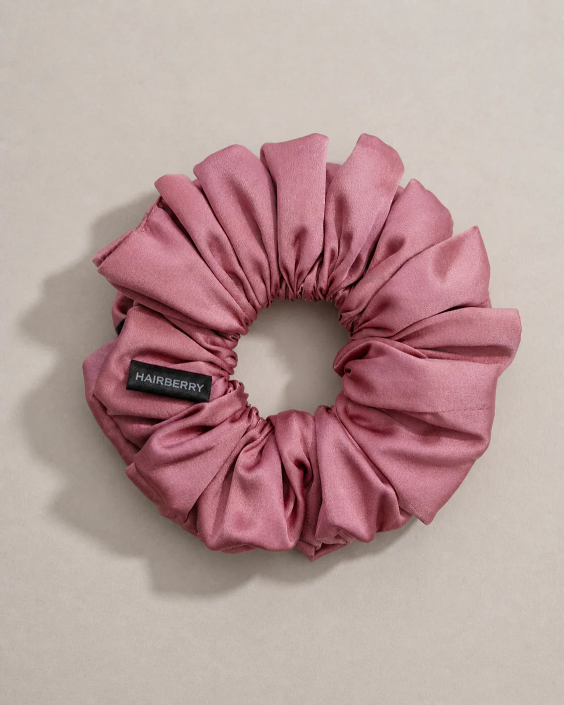 The Signature Satin Scrunchie (Copper Rust, Large)