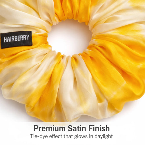 HAIRBERRY Tie Dye Satin Scrunchie