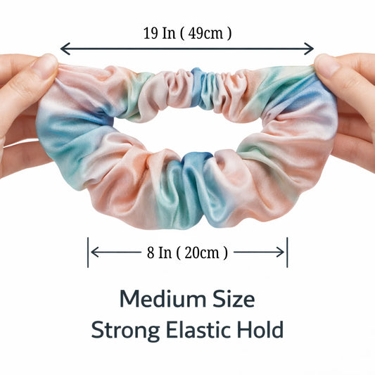 HAIRBERRY Tie Dye Satin Scrunchie