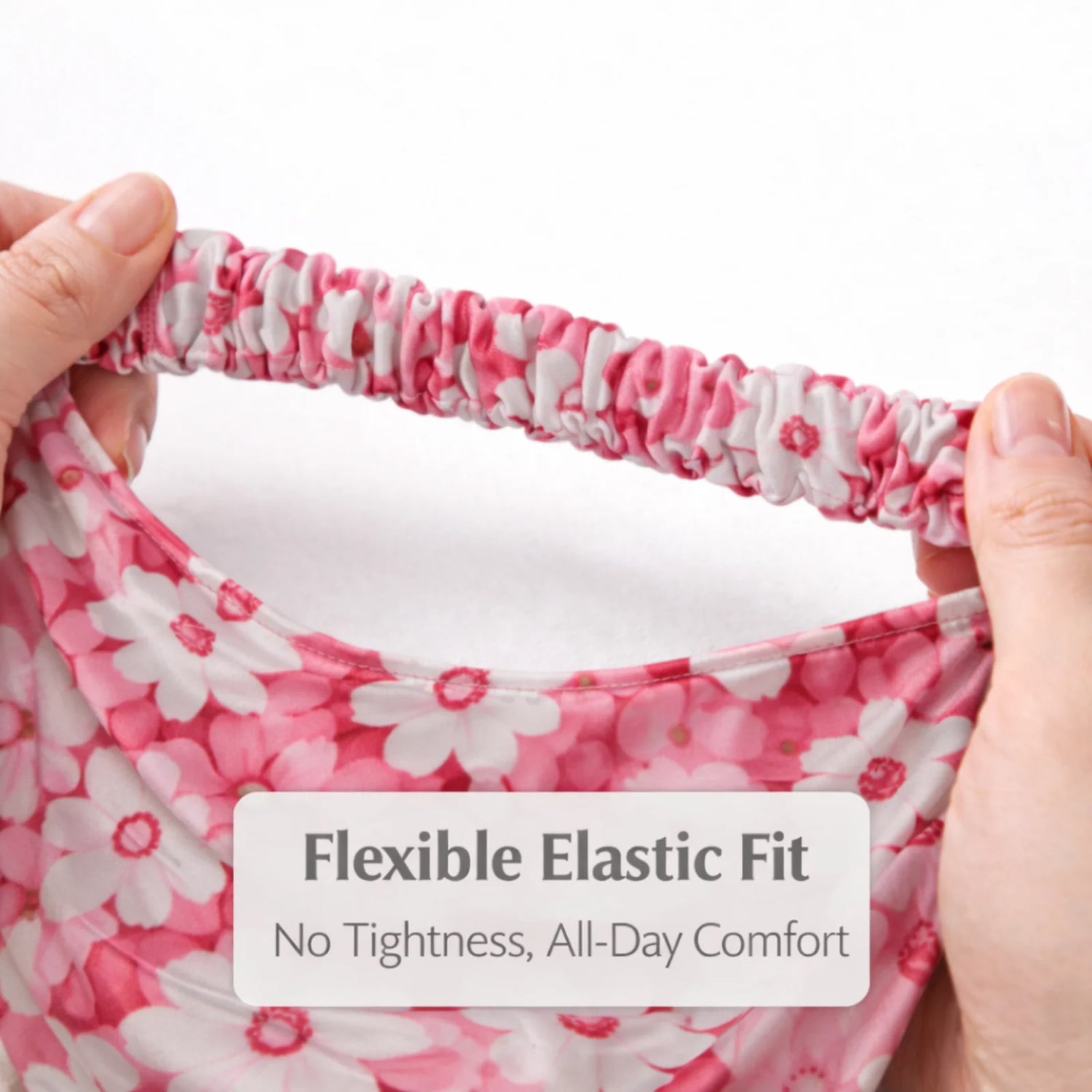 Luxury Satin Flower Print Bandana Headband