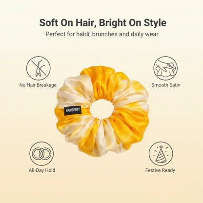 HAIRBERRY Tie Dye Satin Scrunchie