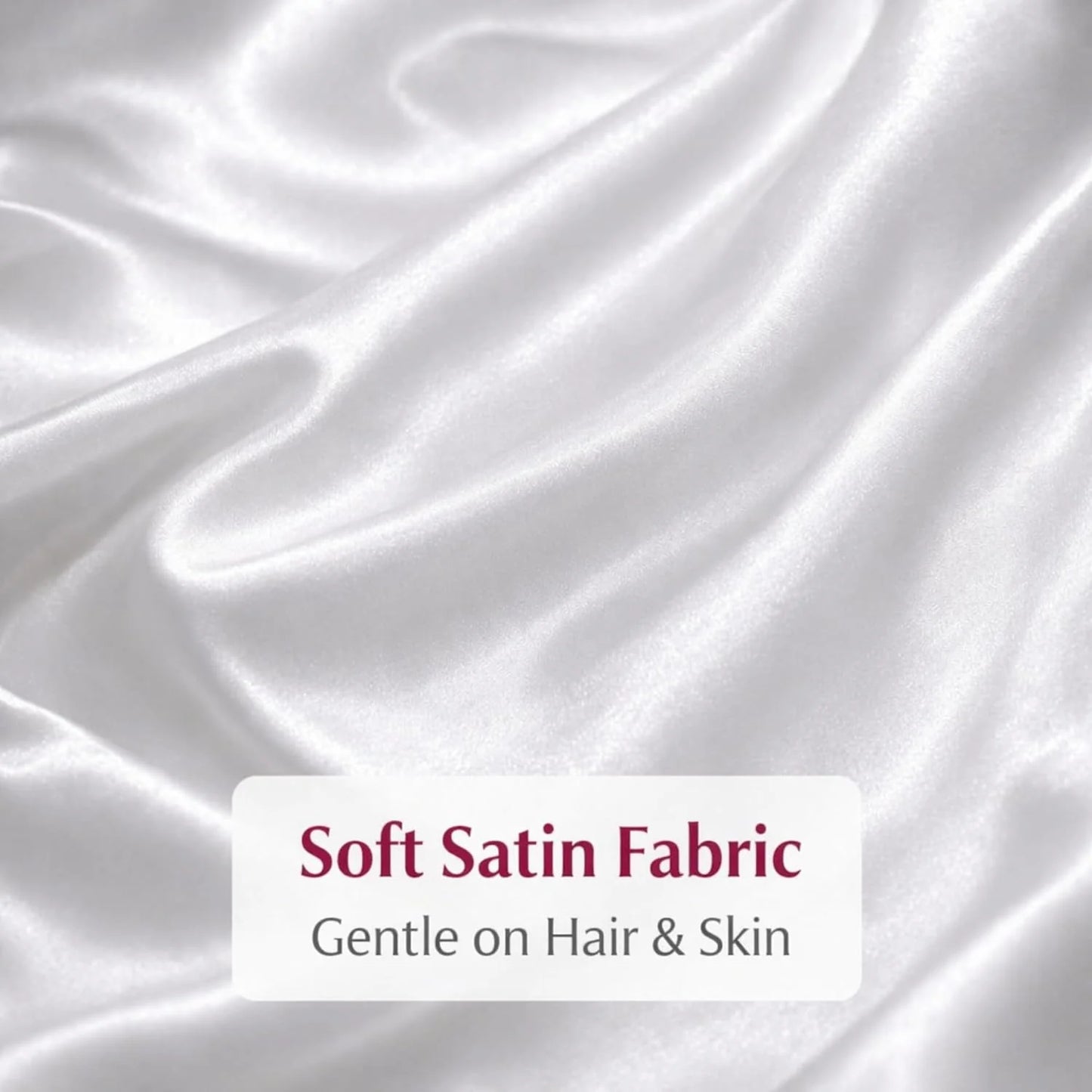 Luxury Satin White Bandana Hair Headband