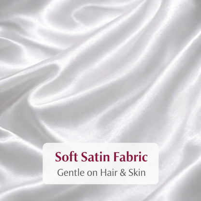 Luxury Satin White Bandana Hair Headband