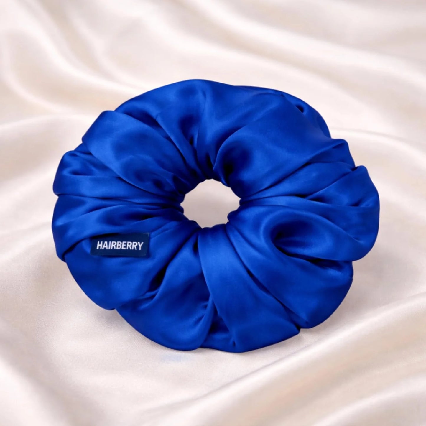 The Signature Satin Scrunchie (Blue)