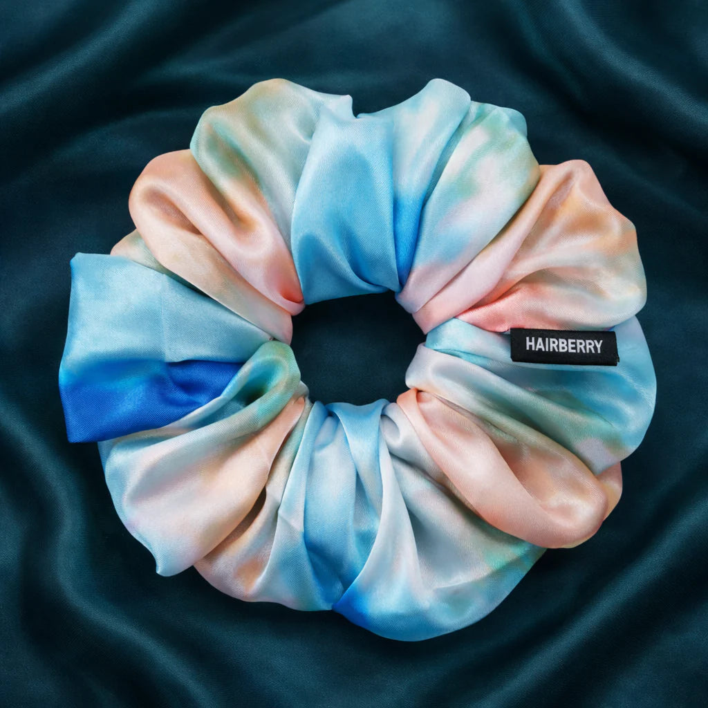HAIRBERRY Tie Dye Satin Scrunchie