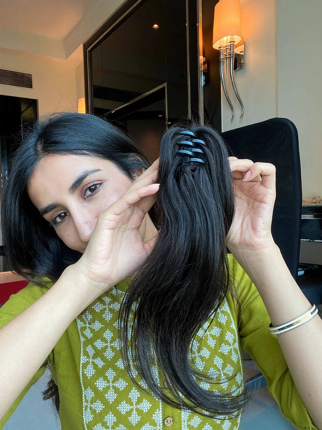 Small Clip-on Ponytail For Thin Hair